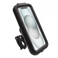 imoshion Premium telefoonhouder fiets - Spatwaterdicht - Universeel - 360 graden draaibaar - Stevige behuizing - Zwart