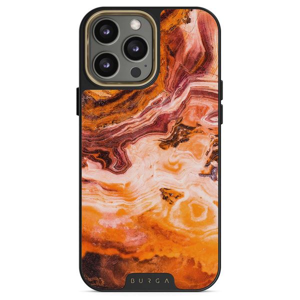 Burga Elite Gold Backcover iPhone 15 Pro - Pumpkin Spice