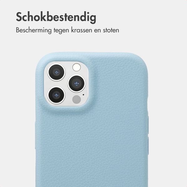 imoshion Texture Backcover iPhone 12 / 12 Pro - Lichtblauw