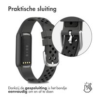 imoshion Siliconen sport bandje Fitbit Luxe - Grijs/Zwart