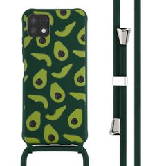 imoshion Siliconen design hoesje met koord Samsung Galaxy A22 (5G) - Avocado Green