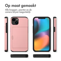 imoshion Backcover met pasjeshouder Apple iPhone 14 - Rosé Goud