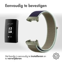 imoshion Nylon bandje Fitbit Charge 3 / 4 - Khaki