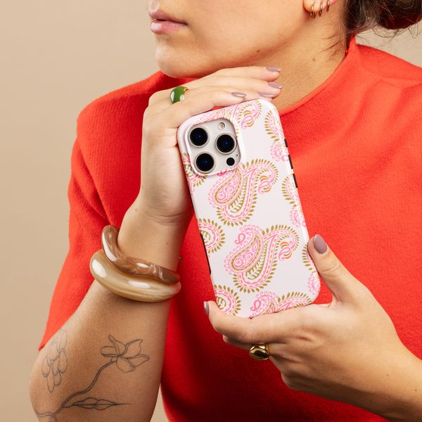 Selencia Vivid Back Cover with MagSafe Apple iPhone 13 - Paisley Blush