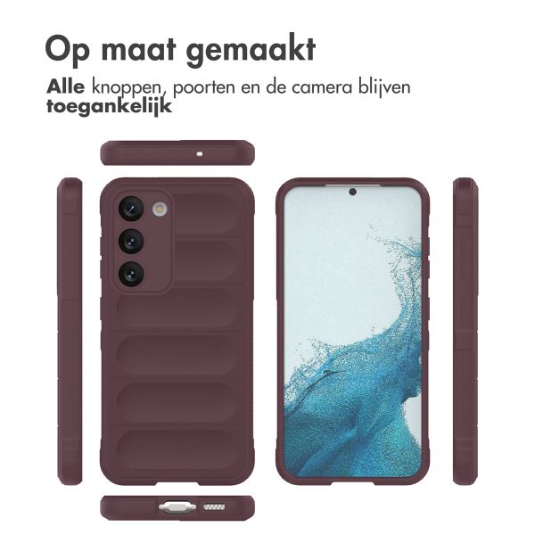 imoshion EasyGrip Backcover Samsung Galaxy S23 Plus - Aubergine