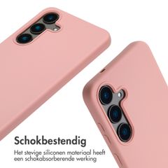 imoshion Siliconen hoesje met koord Samsung Galaxy S25 FE - Sand Pink