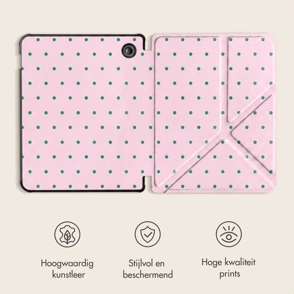 imoshion Design Vouwbare Bookcase Kobo Libra Colour - Happy Dots