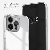 Selencia Mirror Backcover iPhone 15 Pro Max - Hoesje met spiegel - Zilver