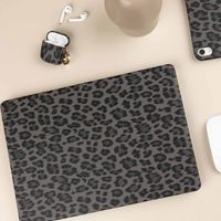 Selencia Sabi Laptop Cover Panterprint Apple MacBook Pro 14 inch (2021 / 2023 M3 chip / 2024 M4 chip / 2025 M5 chip) - Midnight Black