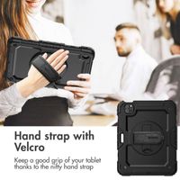 Accezz Rugged Back Cover with shoulder strap Apple iPad Air 5 (2022) / Air 4 (2020) - Black