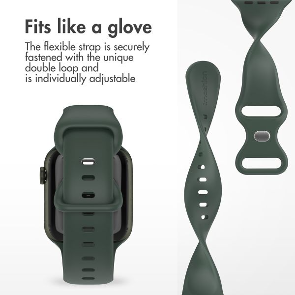 imoshion Silicone⁺ Strap Apple Watch | 38/40/41/42 mm - Size S/M - Olive