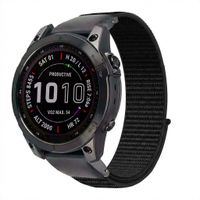 imoshion QuickFit® Nylon bandje  - Garmin 20 mm aansluiting - Maat L/XL - Zwart