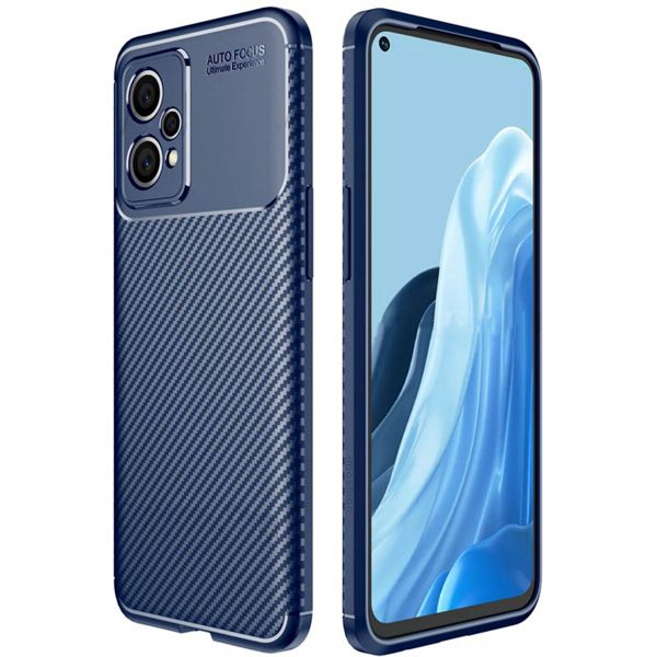 imoshion Carbon Softcase Backcover Realme 9 Pro Plus - Blauw