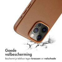 Accezz MagSafe Leather Backcover Apple iPhone 15 Pro Max - Sienna Brown