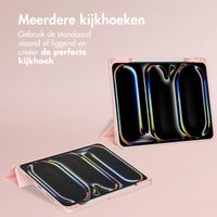 Accezz Smart Silicone Bookcase Apple iPad Pro 11 (2024) M4 - Roze