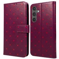 imoshion Design Bookcase Samsung Galaxy S25 FE - Crush Check Coral Dust