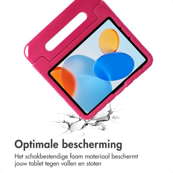 imoshion Kidsproof tablethoes met afneembare dolls Apple iPad 11 (2025) 11 inch A16 / iPad 10 (2022) 10.9 inch - Roze
