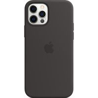 Apple Silicone Backcover MagSafe Apple iPhone 12 (Pro) - Black