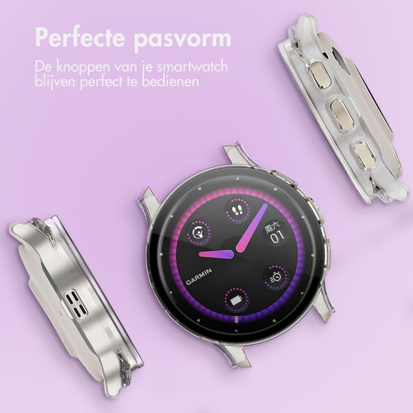 imoshion Full Cover Hardcase Garmin Venu 3s - Transparant