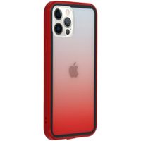 Gradient Backcover iPhone 12 (Pro) - Rood