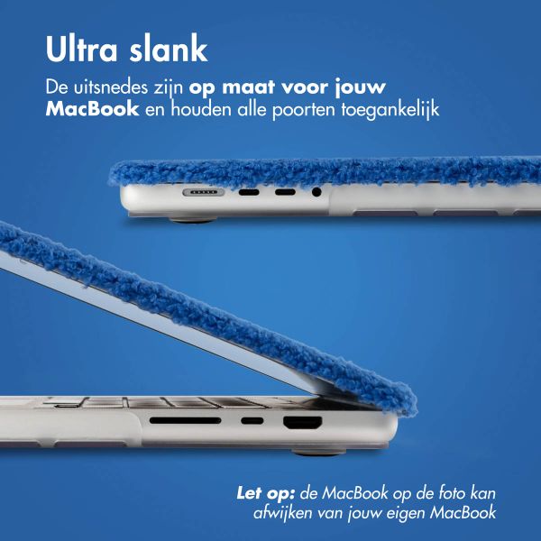 imoshion Teddy Hard Cover Apple MacBook Air 13 inch (2022 / 2024 M3 chip / 2025 M4 chip) - Cobalt Blue