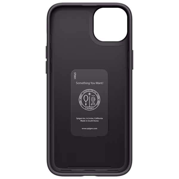 Spigen Thin Fit Backcover Apple iPhone 15 - Zwart