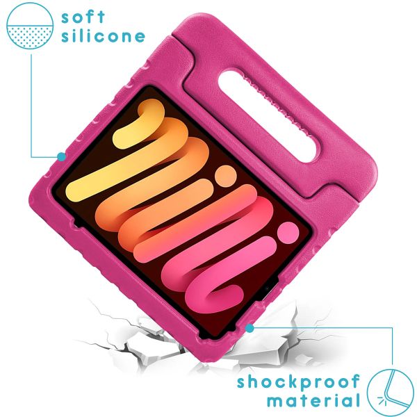 imoshion Kidsproof Backcover met handvat iPad Mini 7 (2024) / iPad Mini 6 (2021) - Roze