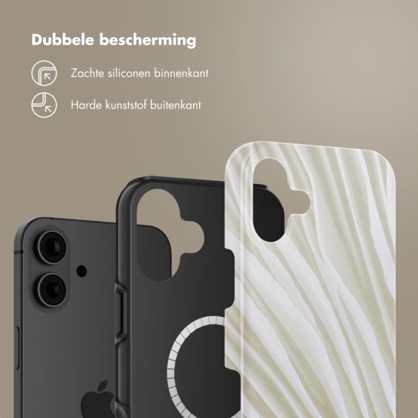 Selencia Vivid Backcover met MagSafe Apple iPhone 16 - Nature Light Brown