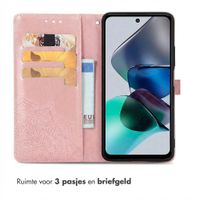 imoshion Mandala Bookcase Motorola Moto G13 / G23 - Rosé Goud