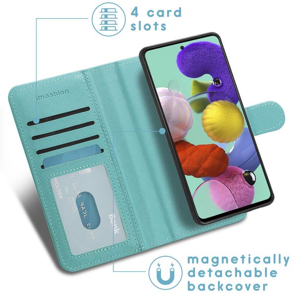 imoshion Luxe Portemonnee Samsung Galaxy A51 - Turquoise
