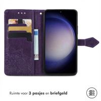 imoshion Mandala Bookcase Samsung Galaxy S23 FE - Paars