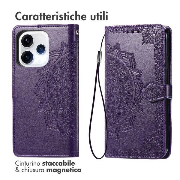 imoshion Mandala Bookcase Oppo Reno15 (5G) - Paars