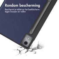 imoshion Trifold Bookcase Lenovo Idea Tab Pro - Donkerblauw