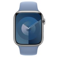 Apple Sport Band Apple Watch Series 1 t/m 11 / SE / Ultra (44/45/46/49 mm) - Maat S/M - Winter Blue
