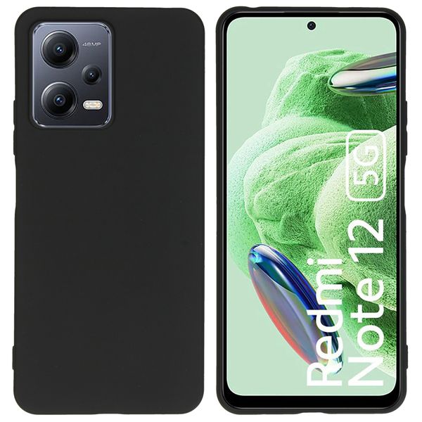 imoshion Color Backcover Xiaomi Redmi Note 12 (4G) - Zwart