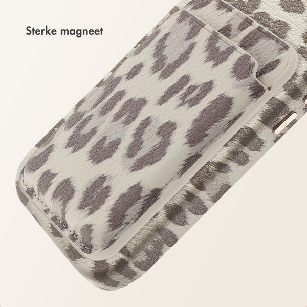 Selencia Sabi Pashouder met MagSafe - Soft Ivory