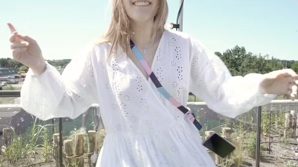 imoshion Universeel verstelbaar telefoonkoord + polsbandje - Retro Circles