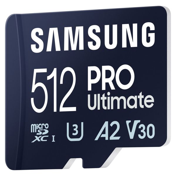 Samsung PRO Ultimate microSD - 512GB - inclusief kaartlezer - UHS-I/U3/Full HD/4K UHD