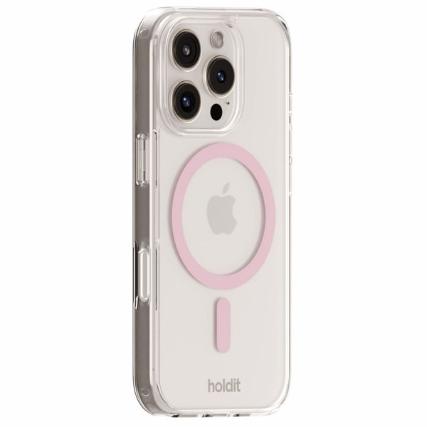 Holdit MagSafe Case iPhone 16 Pro Max - Roze / Transparant