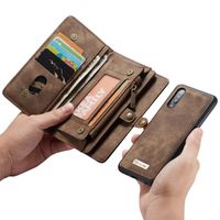 CaseMe Luxe Lederen 2 in 1 Portemonnee Bookcase Galaxy A50 / A30s