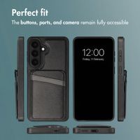 imoshion Back Cover with Card Holder and Stand Samsung Galaxy S26 Plus - Black
