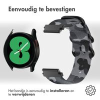 imoshion Nylon bandje - Universeel 20 mm aansluiting - Camouflage Grijs