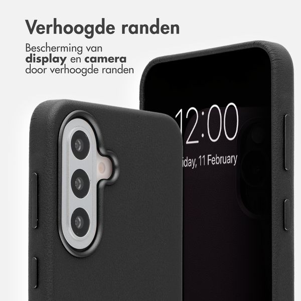 Accezz MagSafe Leather Backcover Samsung Galaxy A57 (5G) - Onyx Black