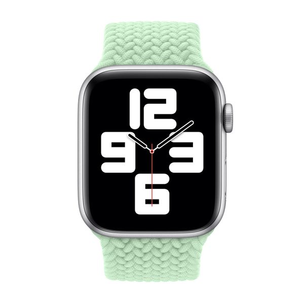 Apple Gevlochten solobandje Apple Watch | 38/40/41/42 mm - Maat 8 - Pistachio
