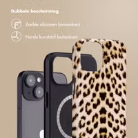 Selencia Vivid Backcover met MagSafe Apple iPhone 14 - Wild Leo
