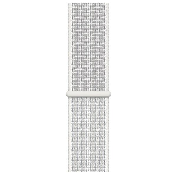 Apple Nike Sport Loop Band Apple Watch Series 1 t/m 11 / SE / Ultra (44/45/46/49 mm) - Summit White
