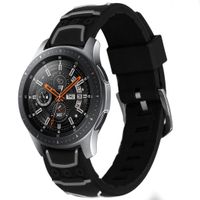 imoshion Design Siliconen bandje Samsung Galaxy Watch 46 mm / Watch 3 45mm - Zwart