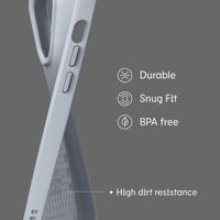 RhinoShield SolidSuit Backcover MagSafe Apple iPhone 15 - Classic Ash Grey