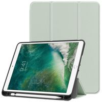 imoshion Trifold Bookcase Apple iPad 6 (2018) 9.7 inch / iPad 5 (2017) 9.7 inch / Air 2 (2014)/Air 1 (2013) - Lichtgroen