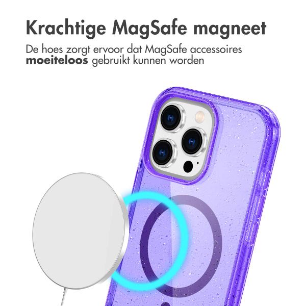 imoshion Sparkle Backcover met MagSafe iPhone 16 Pro Max - Paars